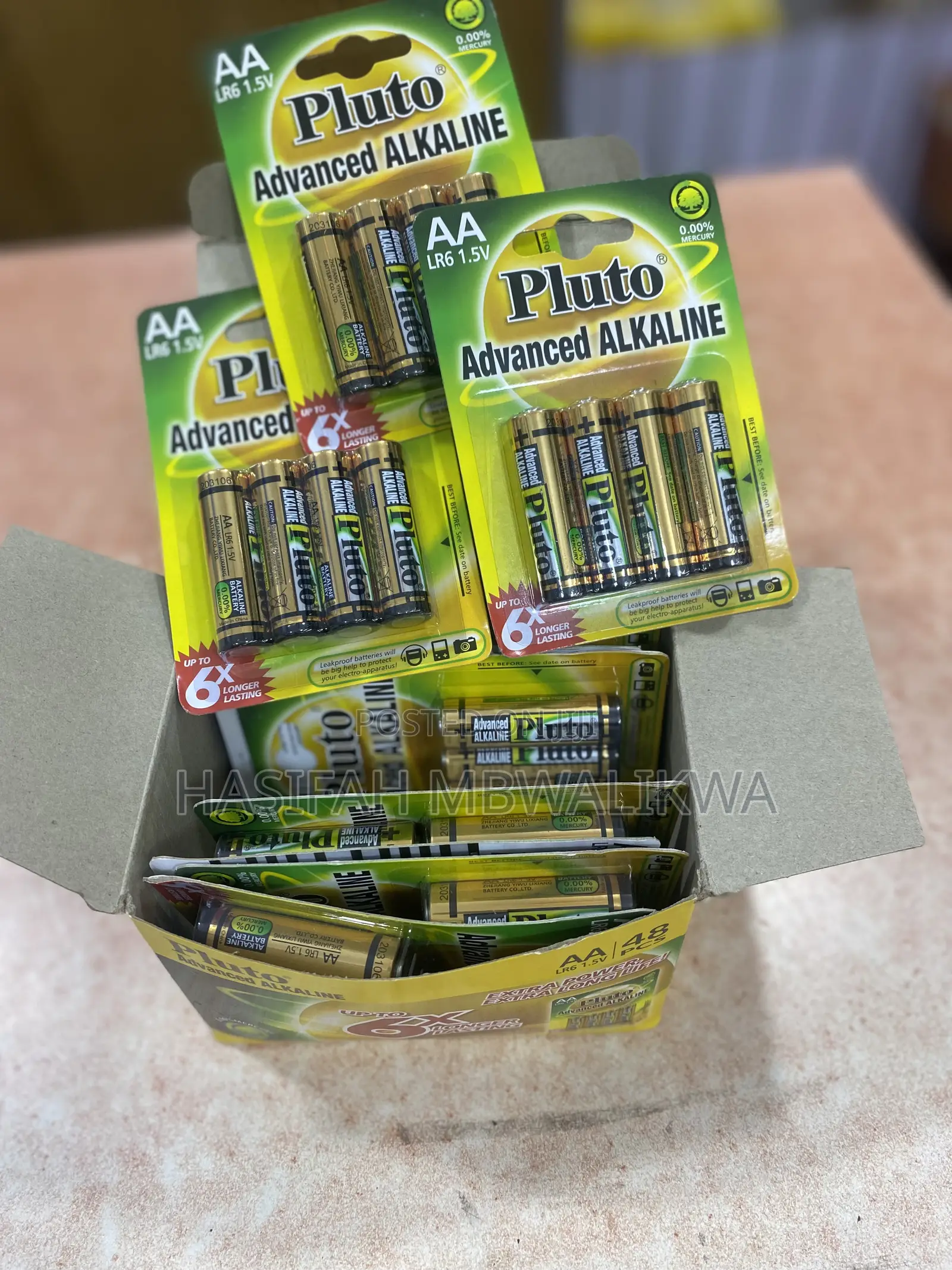 Pluto Advanced Alkaline Aa Box 48 PCS