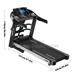 Folding Electric Treadmill With Belt Massager