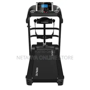 Folding Electric Treadmill With Belt Massager