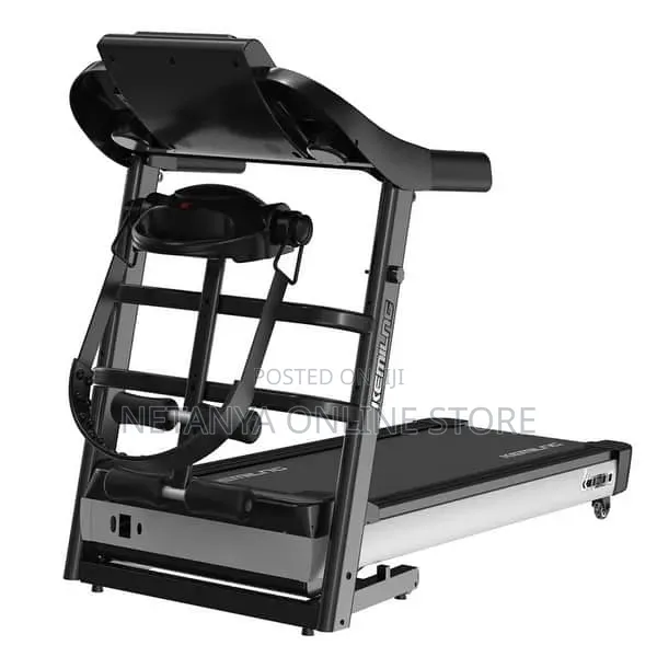 Folding Electric Treadmill With Belt Massager