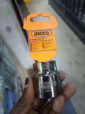 This Is an Ingco 1/2" Drive Hexagonal Socketl