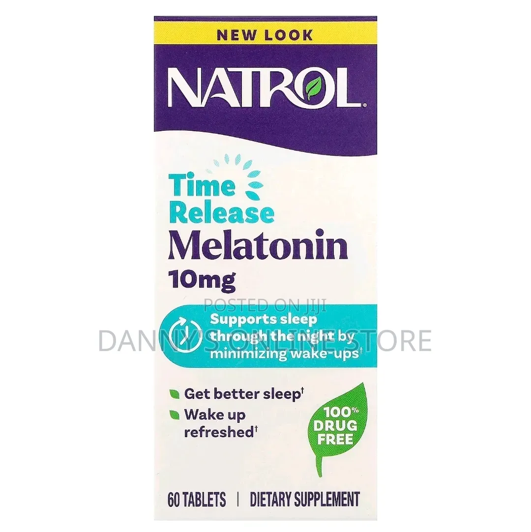 Natrol, Time Release Melatonin, 10mg, Non Habit Forming, 60 Tablets