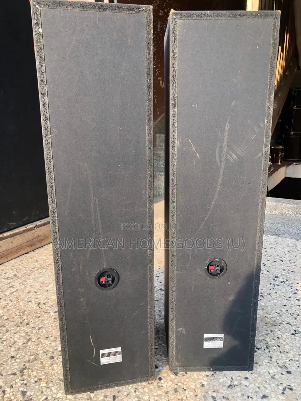 Pair of Sony Home Theater Professional Dolby Standing Speakers 150wats