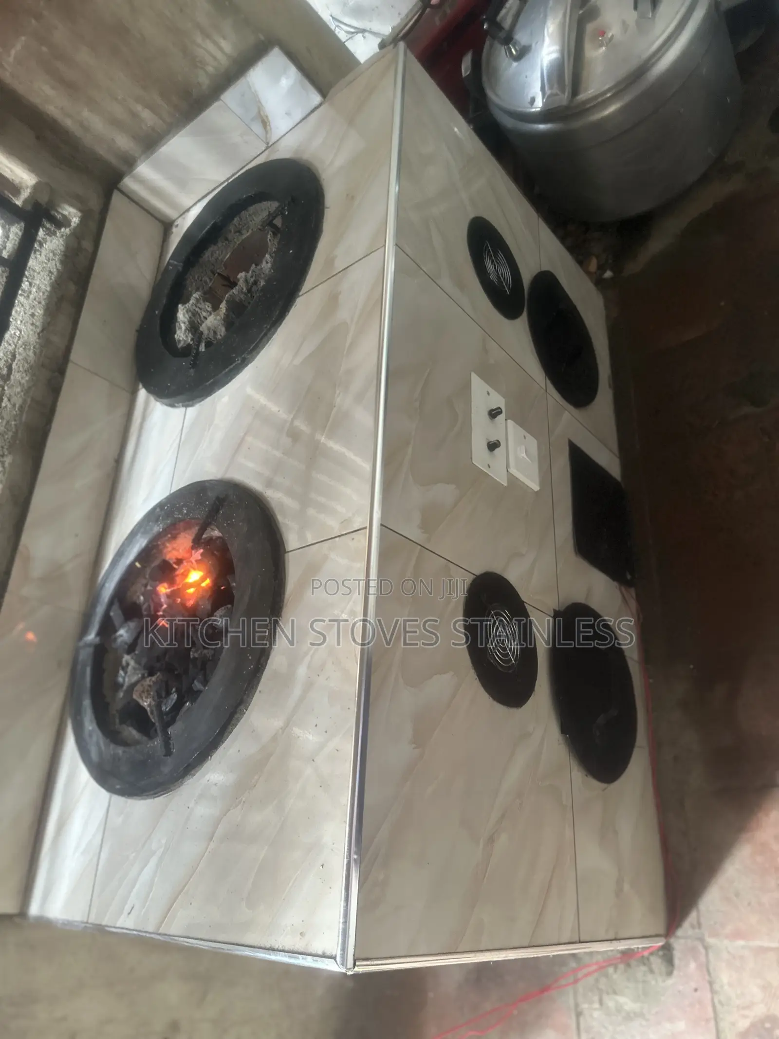 Volcanic Rock Stove