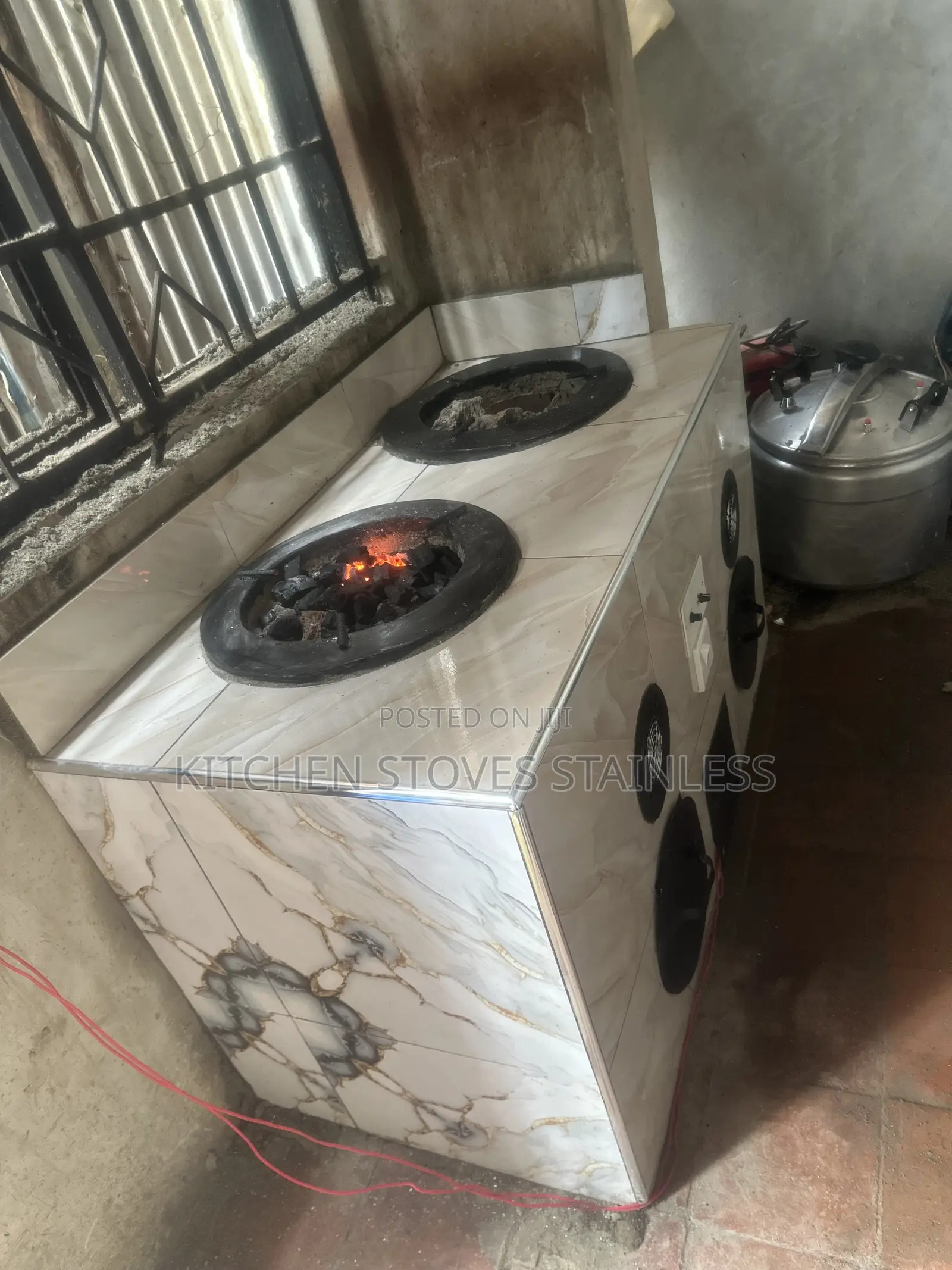 Volcanic Rock Stove