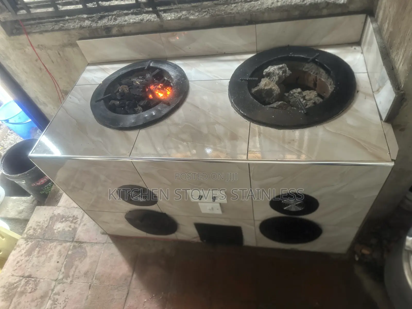 Volcanic Rock Stove
