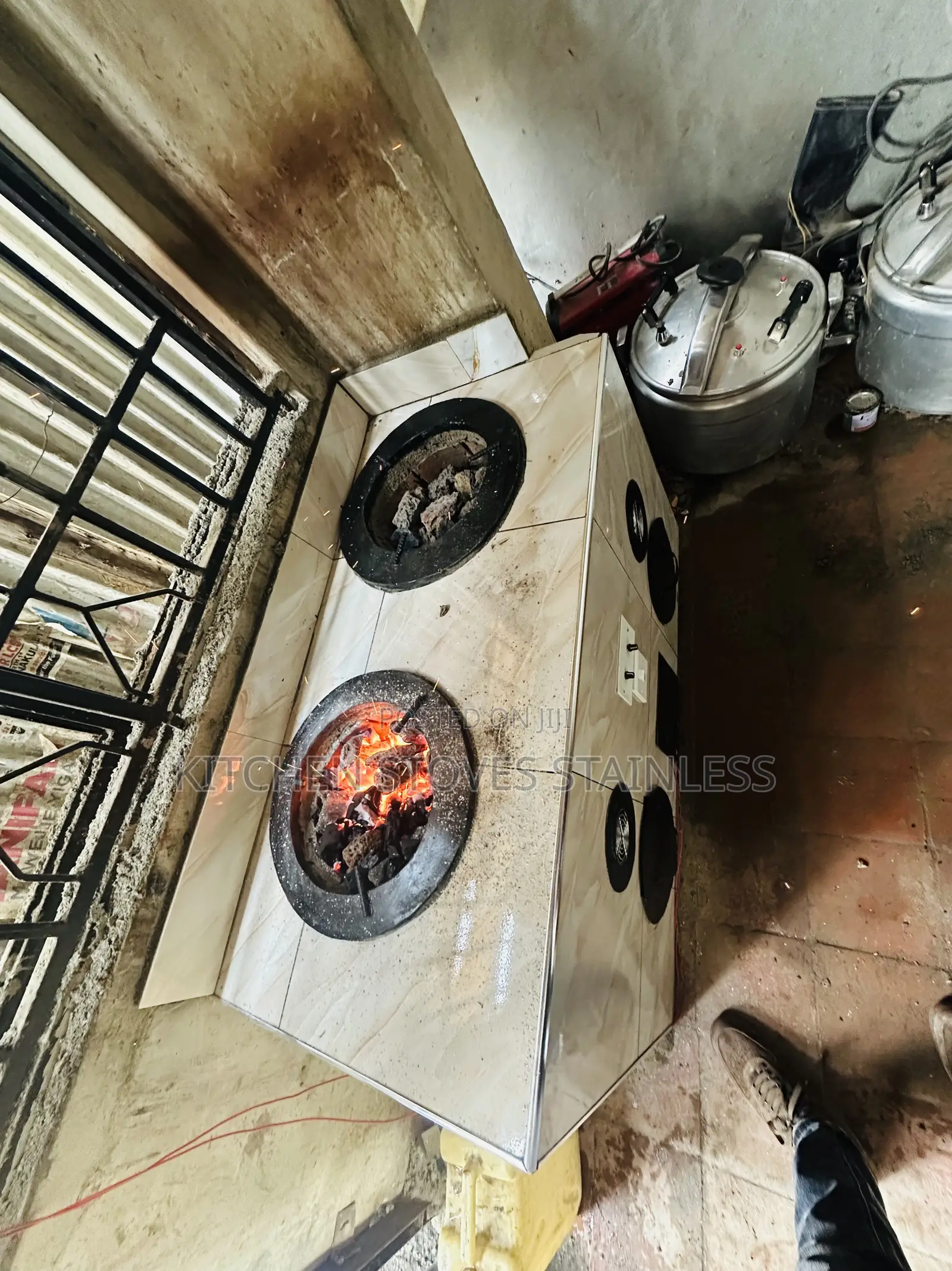 Volcanic Rock Stove