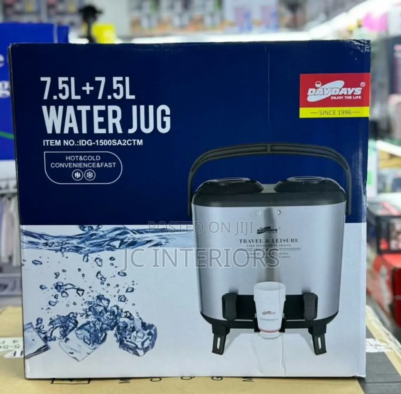 Daydays Twin Water Jug / Beverage Dispenser/ Hot and Cold