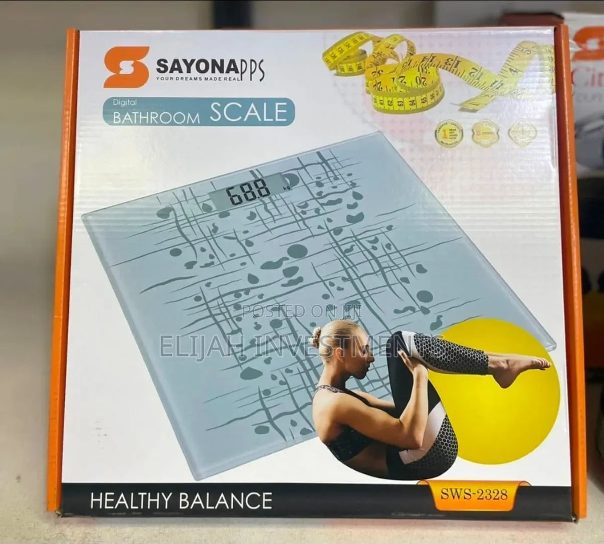 Sayona SWS-2328 Digital Bathroom Scale