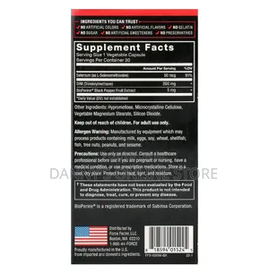 Force Factor, Dim, Or Diindolylmethane, 30 Vegetable Capsules