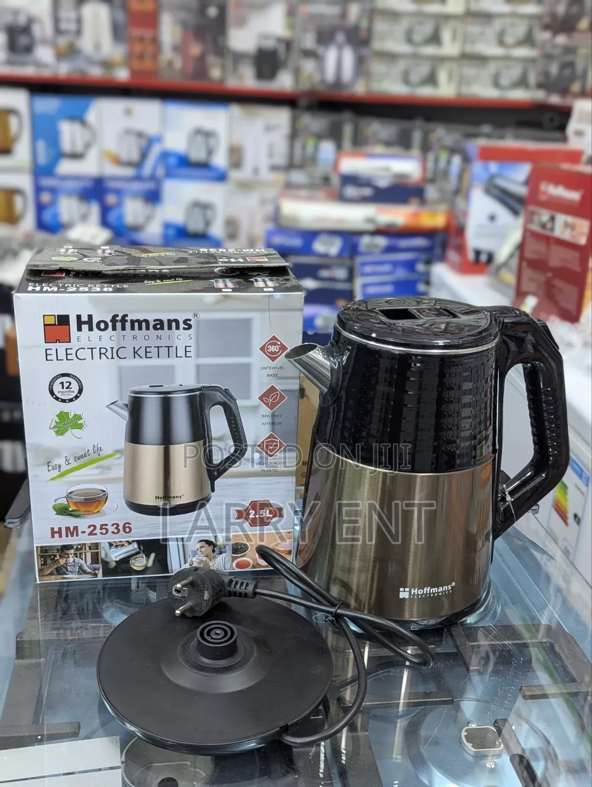Hoffman's Hm-2536 2.5l Electric Kettle – Brand New