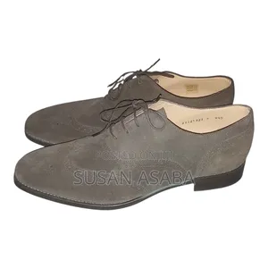 Suede Brogue Oxford Shoes