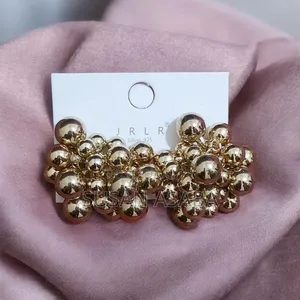 Goldball Earrings and Bracelet
