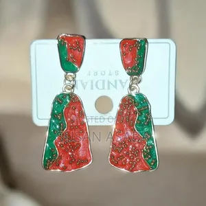 Copper- Melon Fashioned Earrings