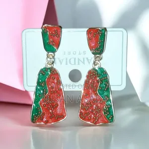Copper- Melon Fashioned Earrings