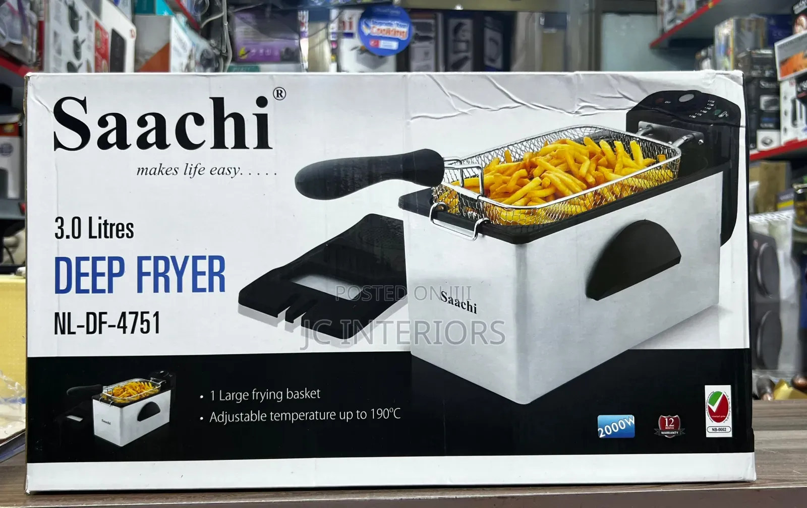 Saachi Deep Fryer - 3.0litres