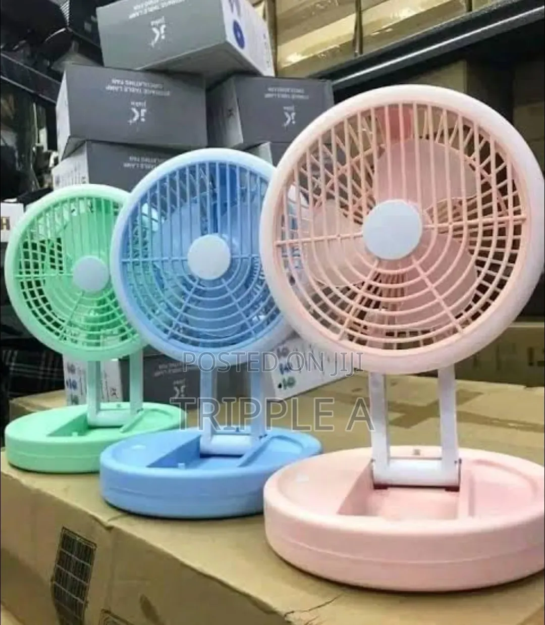 Jk-F665 Storage Folding Lamp Fan