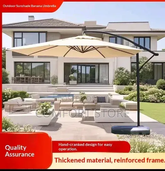 Parasol Garden Umbrella Water Proof for Home Restaurant Apartment
