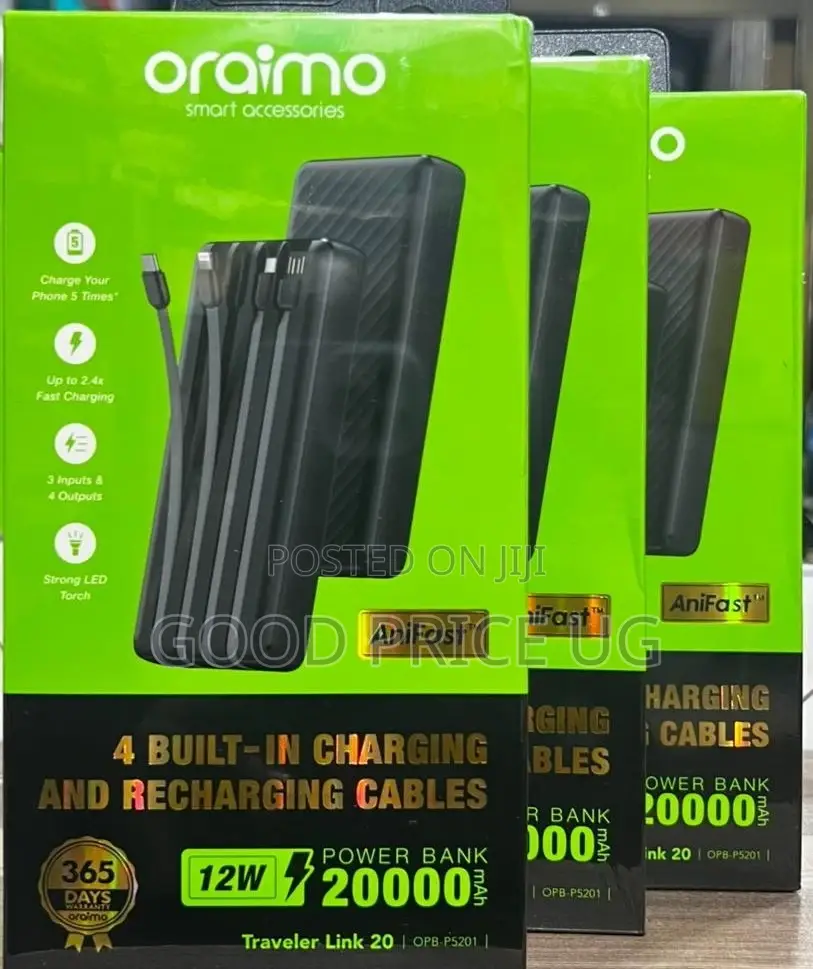 Oraimo Traveler Link 20 a 20,000mah Portable Power Bank