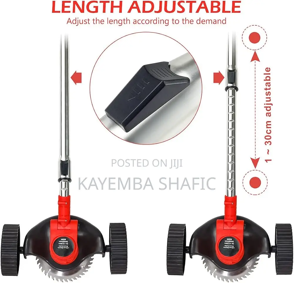 3-in-1 Cordless Electric Grass Trimmer Lawn Mower With Wheels.