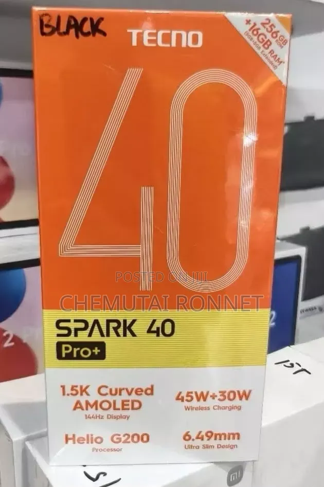 New Tecno Spark 40 Pro+ 256 GB Green