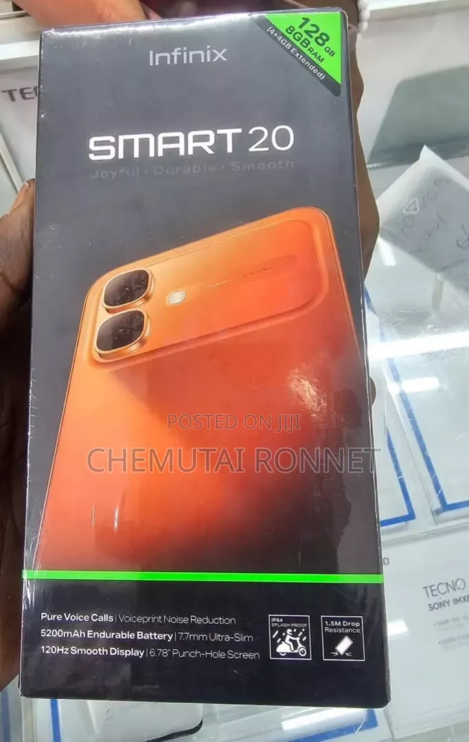 New Infinix Smart 20 128 GB Silver