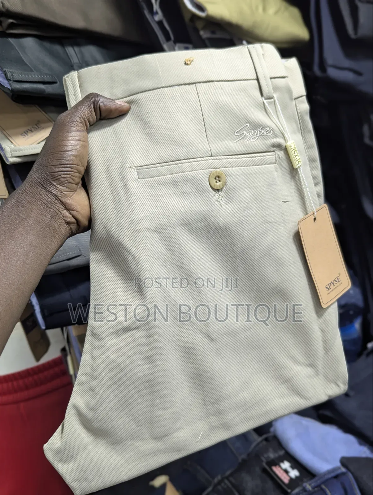 Spyse Men's Stretchy Kaki Pants