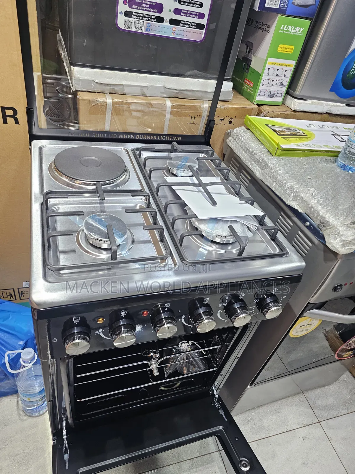 Panasony Gas Cooker 3 Gas + 1 Electric/Ignition, Grill 50x50cm