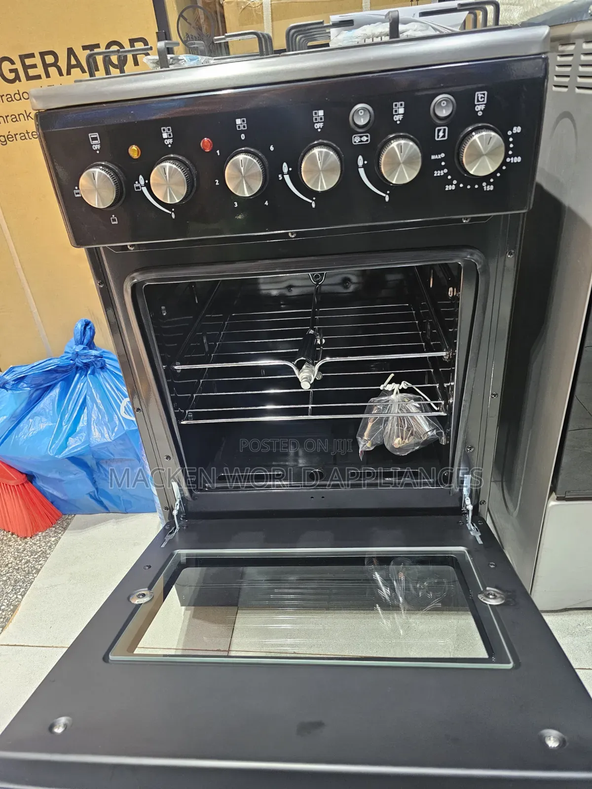 Panasony Gas Cooker 3 Gas + 1 Electric/Ignition, Grill 50x50cm