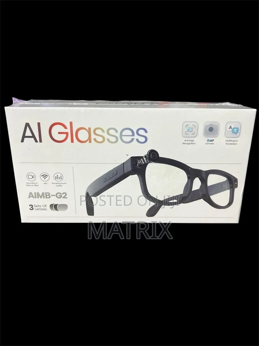 Sleek Ai Smart Glasses With Camera, Hd Camera Glasses For Men Women
