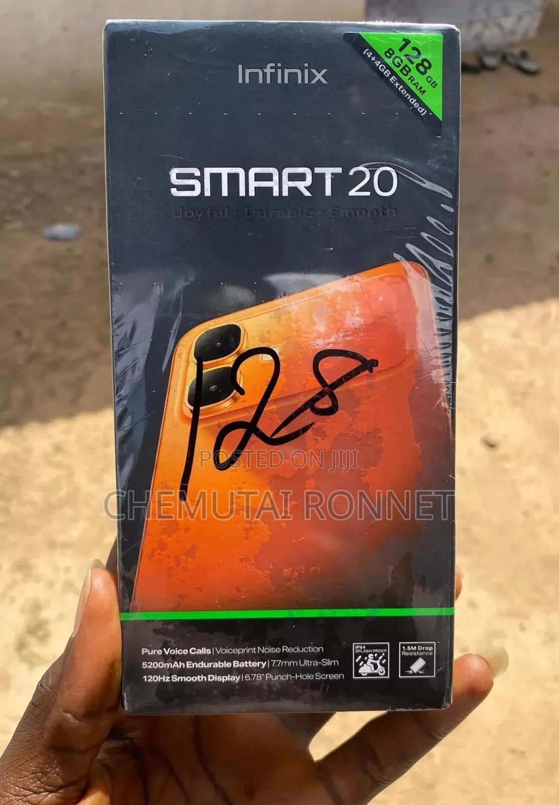 New Infinix Smart 20 128 GB Orange