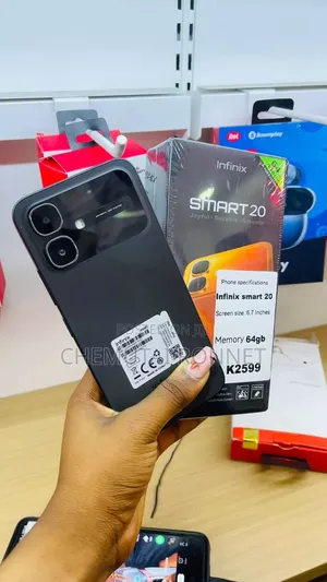 New Infinix Smart 20 128 GB Black