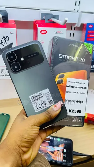 New Infinix Smart 20 128 GB Black