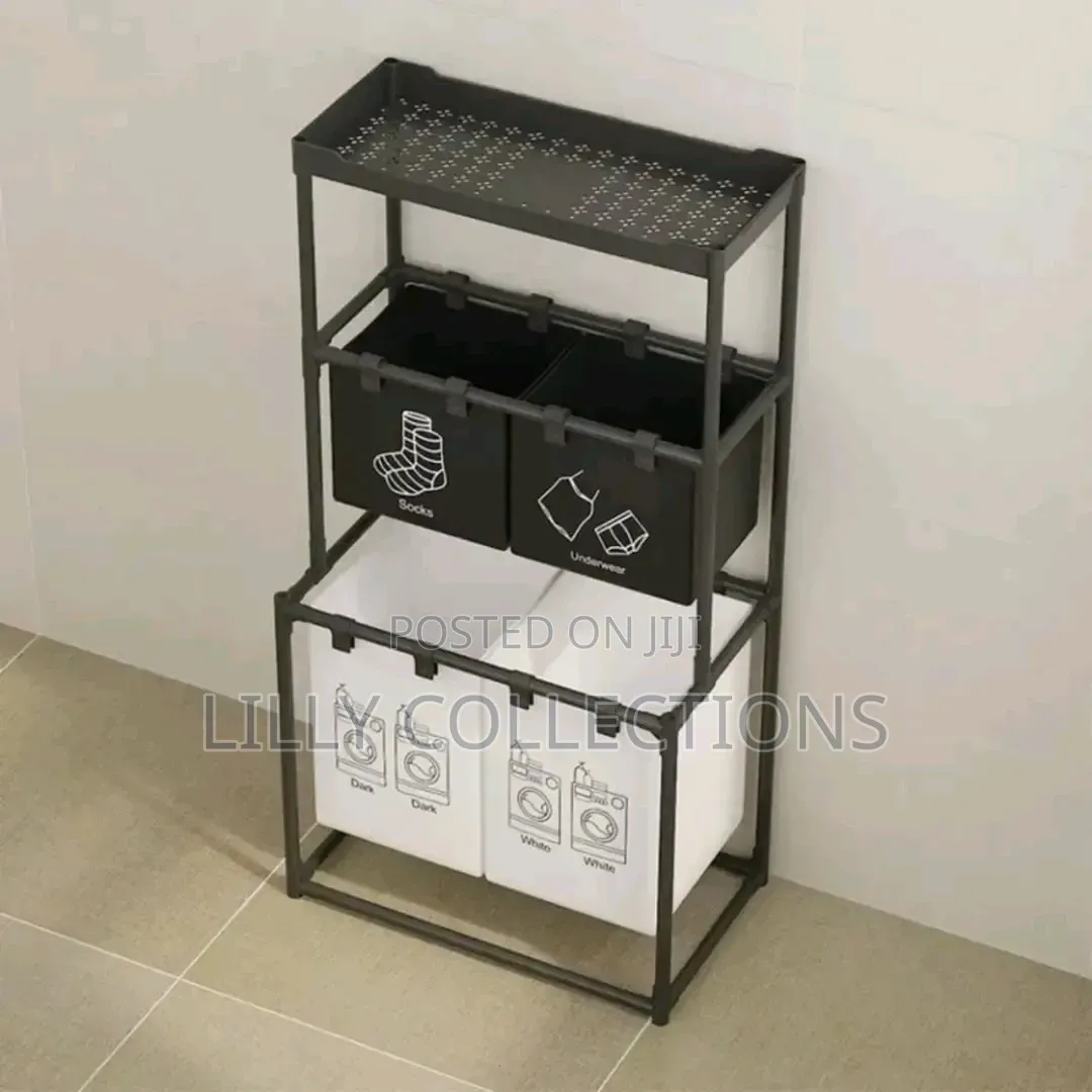 Four Grid Laundry Basket