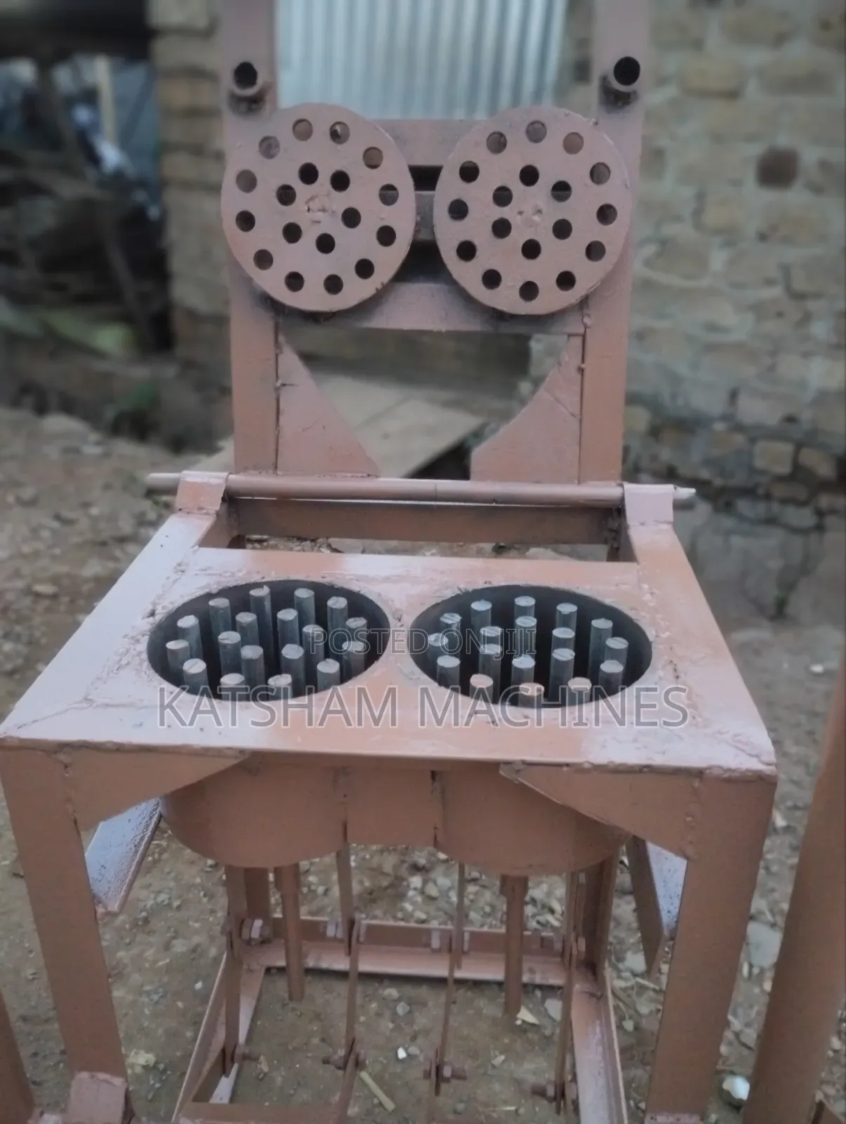 Honey Comb ( Double Pots) Manual Briquette Machines