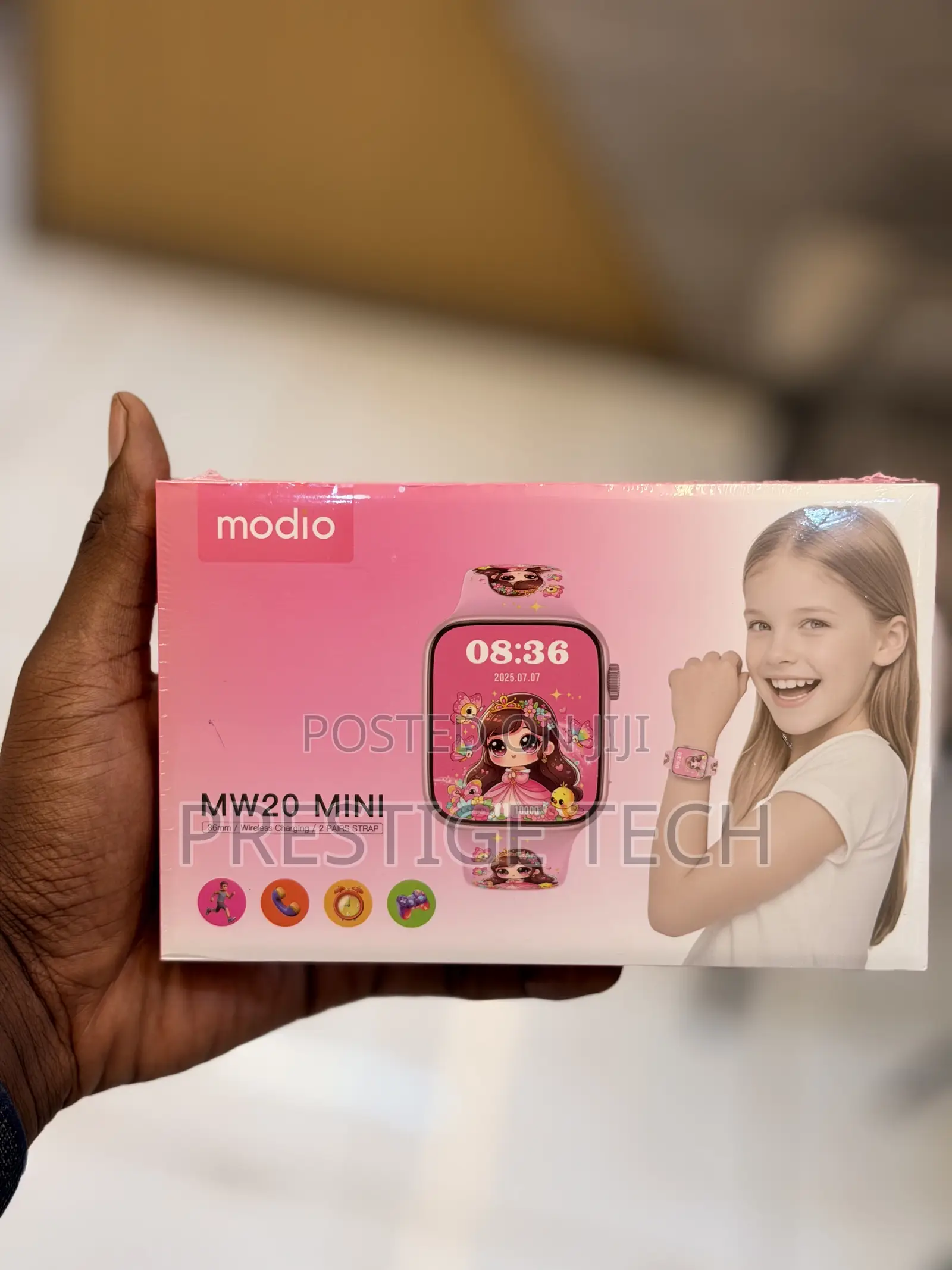 Modio Mw20 Mini Kids Watch / Children’S Smartwatch, 2 Pair Straps
