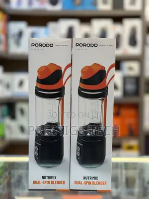 Porodo Nutrimix Portable Blender, 700ml, Rechargeable Personal Blender