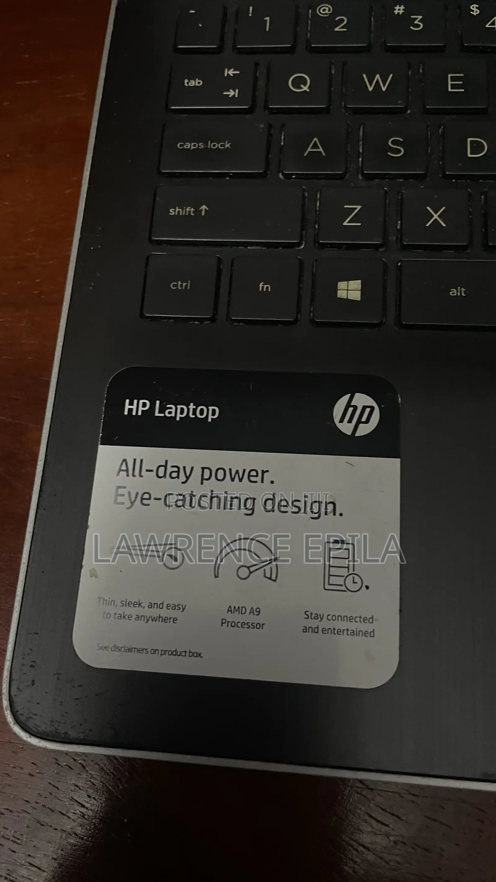 Laptop HP 15-da2933nia 4GB Intel Core i3 SSD 128GB