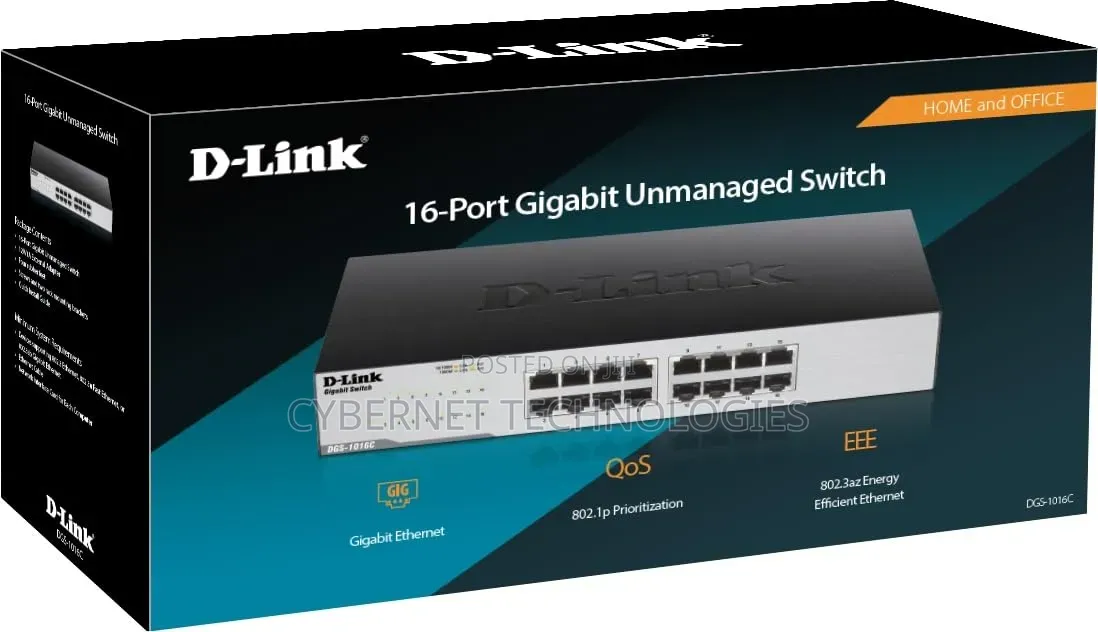 Dlink Gigabyte 16 Port Switch DGS-1016c