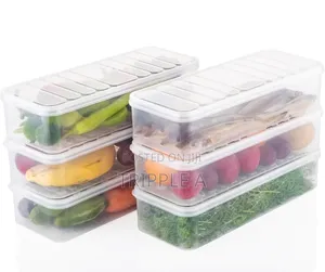 Stackable Kitchen Fridge Drawer Organizer Storage