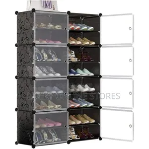 8 Tier-2 Column Plastic Shoe Rack