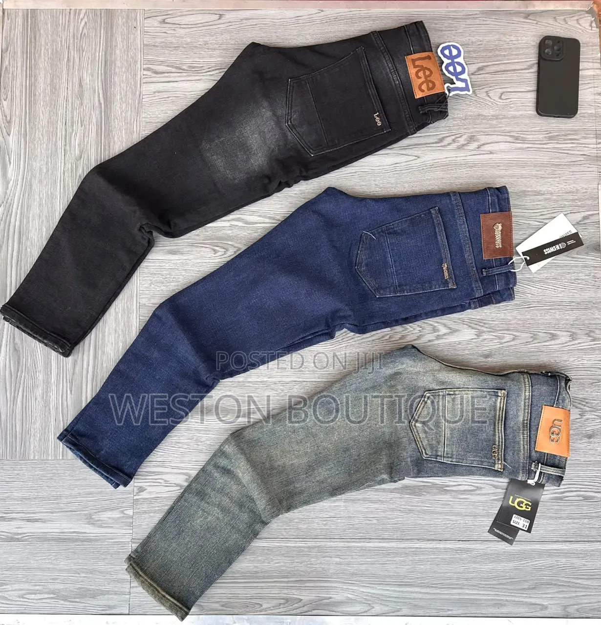 Men's Skinny Non Fading Jeans Size 30 to 40