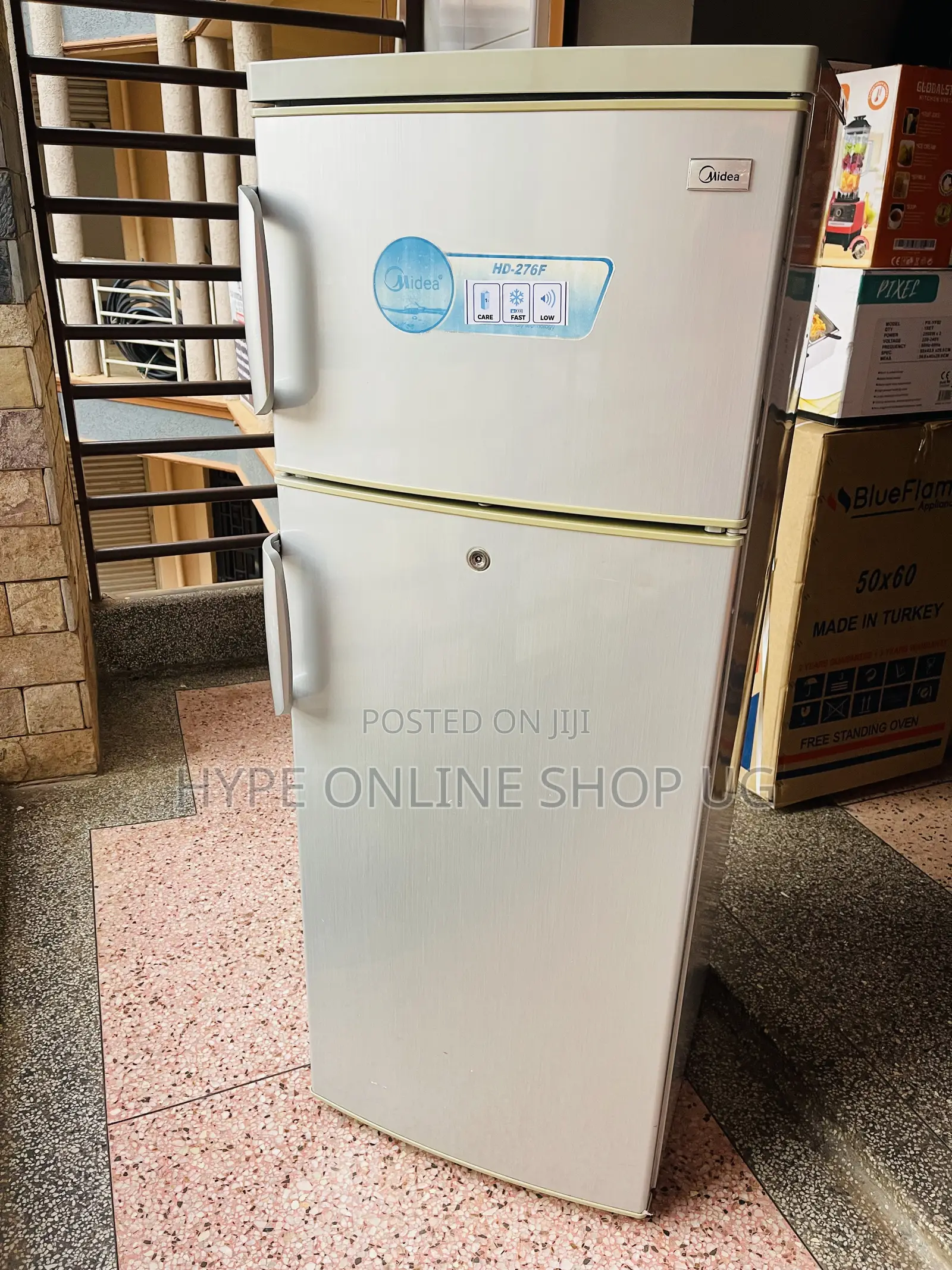 276l Imported Used Midea Double Door Refrigerator With 3yr Warranty