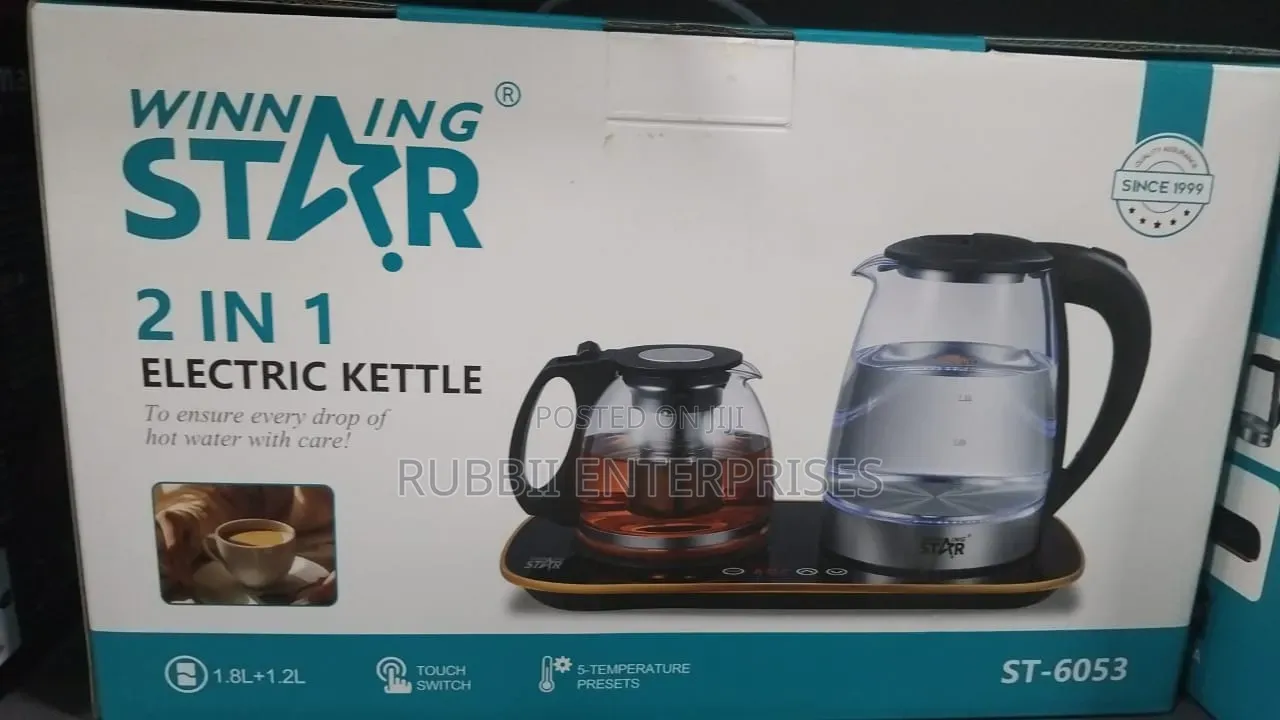 Winning Star Electric Kettle 2 in 1