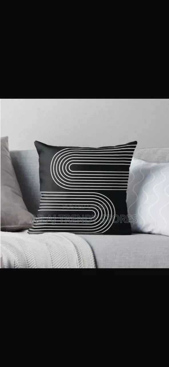 Sofas Cushioned With Pillows
