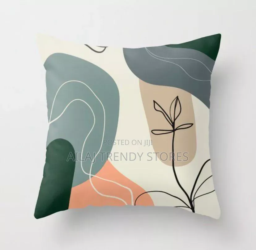 Sofas Cushioned With Pillows