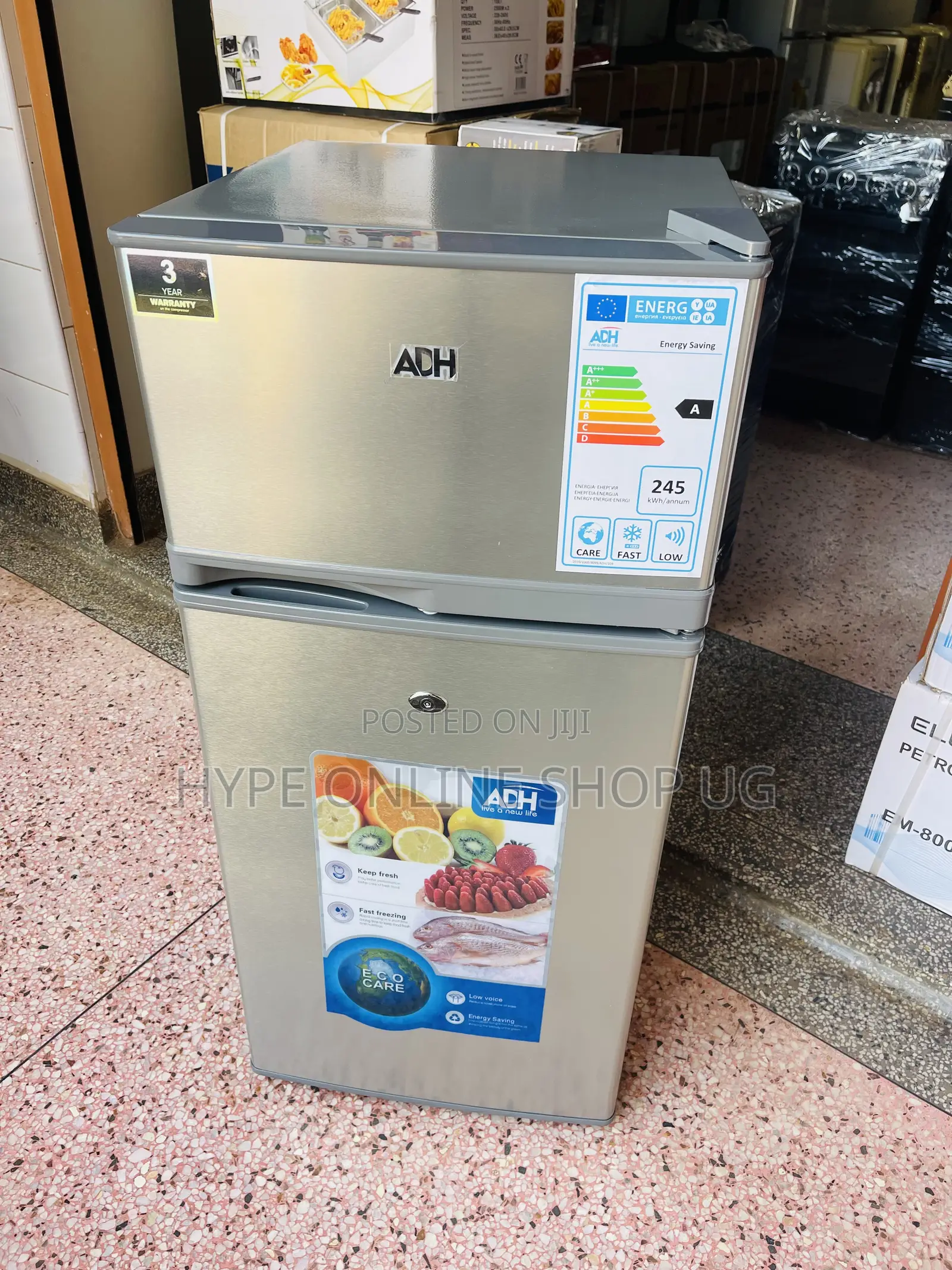 Adh 150l,One Month Imported Used Double Door Fridge With 3yr Warranty