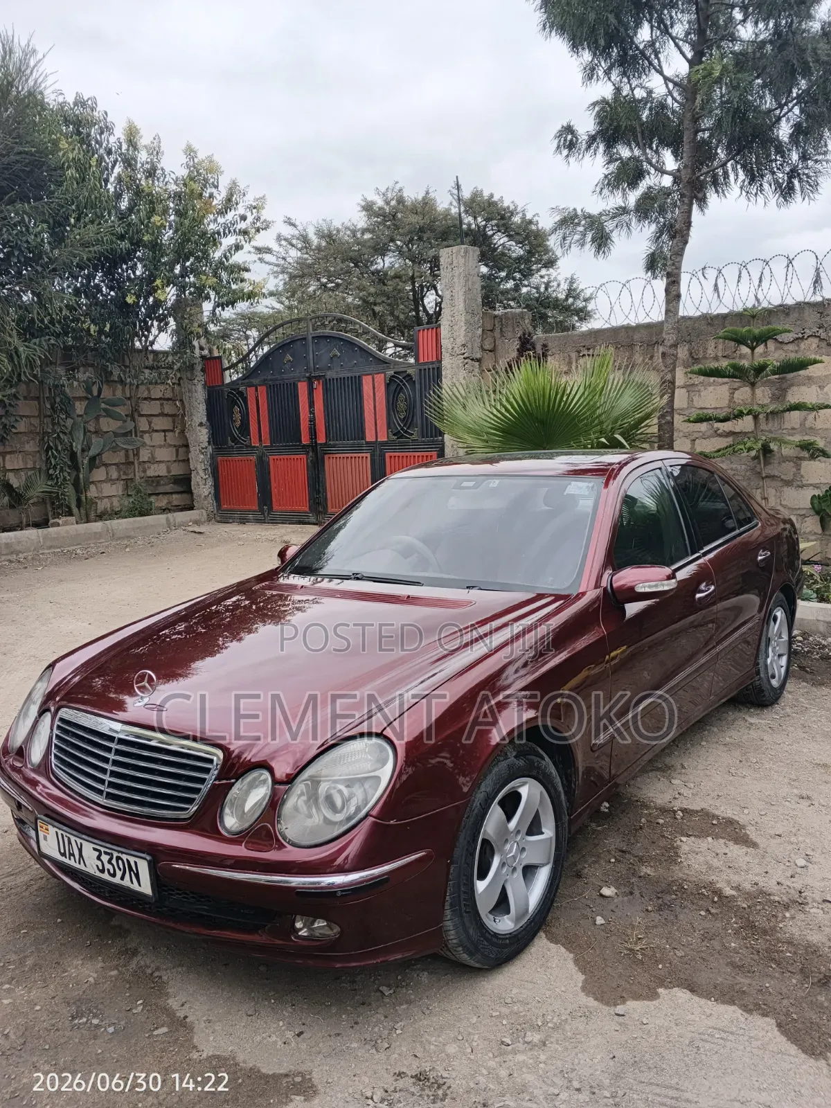Mercedes-Benz E320 2002 Burgundy