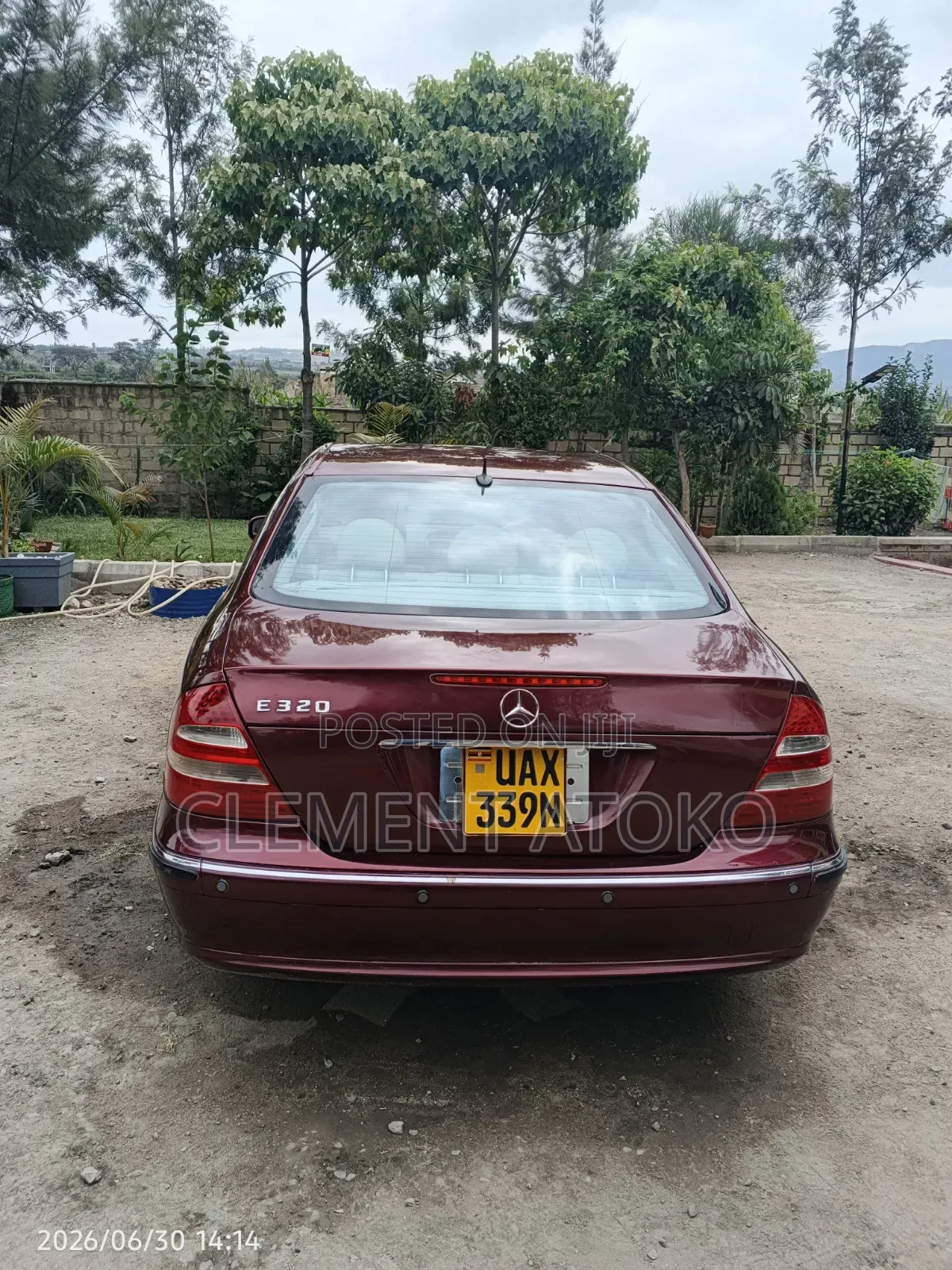 Mercedes-Benz E320 2002 Burgundy