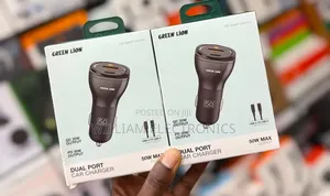 Greenlion 50w Dual Port Car Charger/Greenlion Car Charger